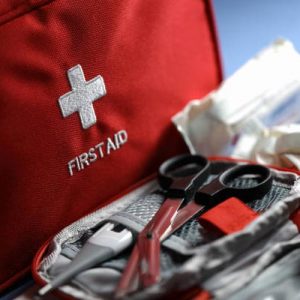 First Aid Kit & Stretcher
