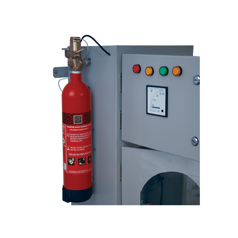 In-Panel Tube Based Fire Suppression-Indirect (Engineered System)