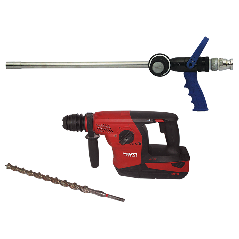 LancePro - Hammer drill Equipped Watermist Based Fire Fighting Guns